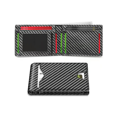 Slim Wallet for Men with Money Clip